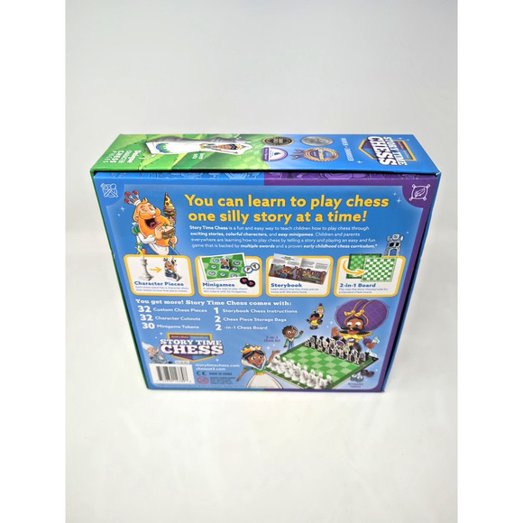 2 In 1 Story Time Chess Educational Game - 100% Complete fast shipping - Picture 5 of 5